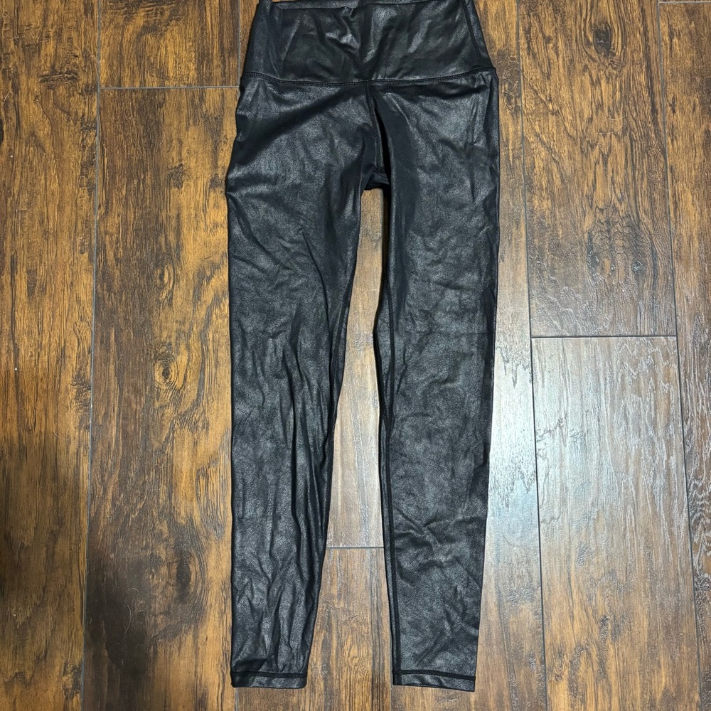 Women’s Black Faux Leather Leggings